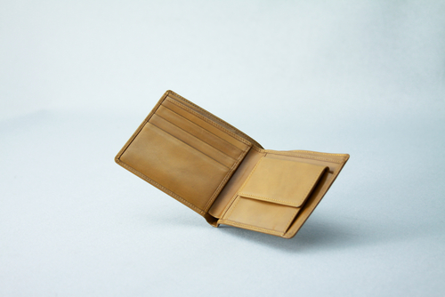 Photograph of an empty wallet